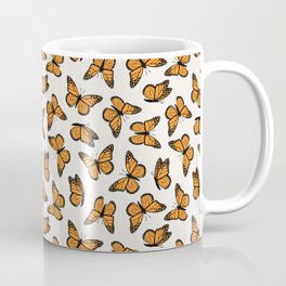 monarch butterflies - orange on bone Coffee Mug