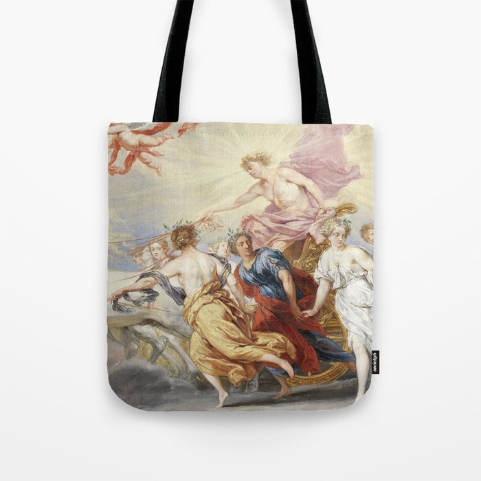 Apollo on his Sun Chariot Jan Boeckhorst Renaissance Painting Tote Bag