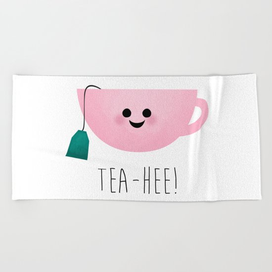 Tea-Hee Beach Towel