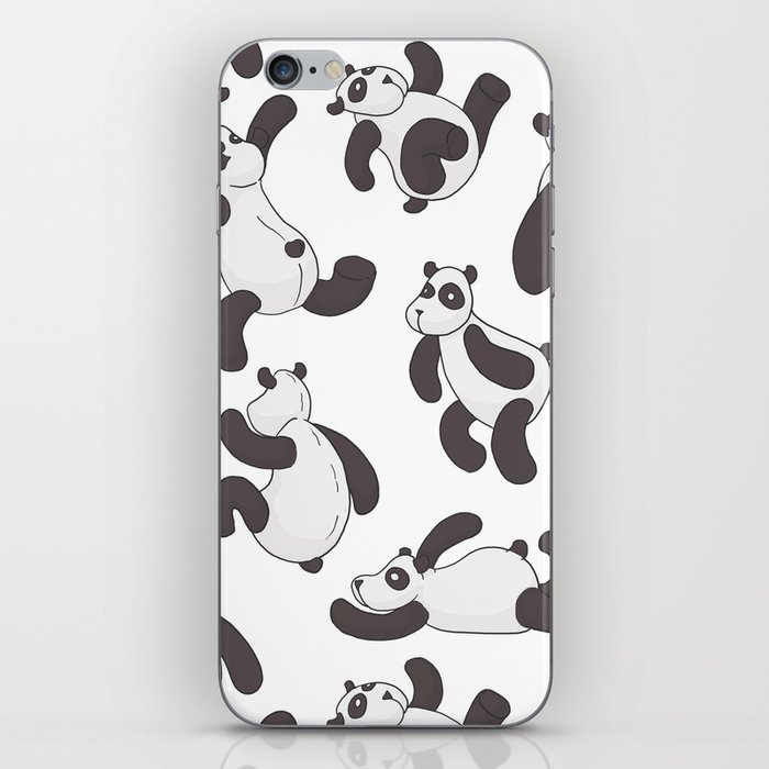 Pandas time iPhone Skin