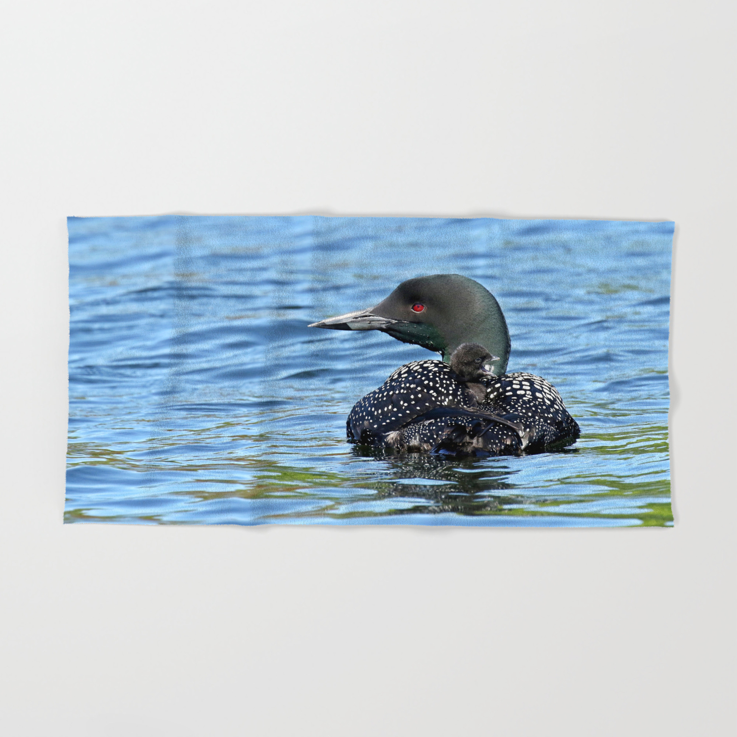 Sleepy Time Baby Loon Hand Bath Towel By Locustgirl Society6