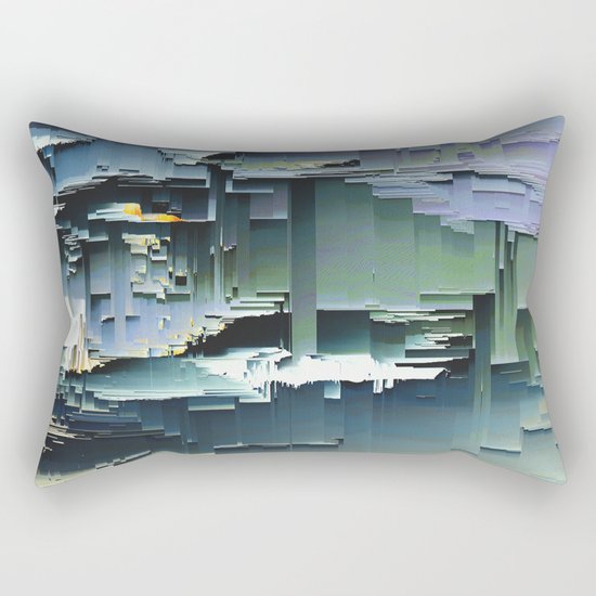 soft distortion Rectangular Pillow