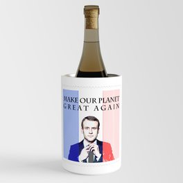 Macron Global Warming Climate Change COP26 Wine Chiller