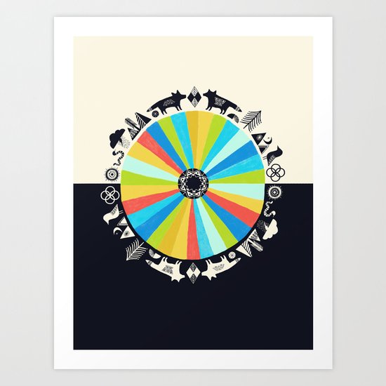 Wolf Talk Art Print