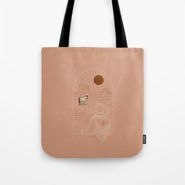 Lost Pony - Pink Clay Tote Bag