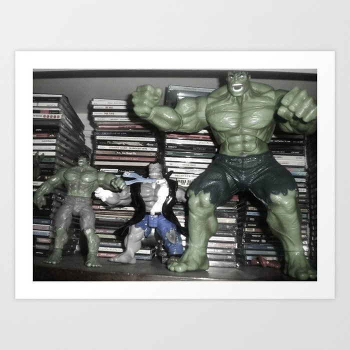 Hulks Pick Song! Art Print