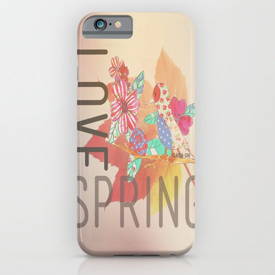 LOVE SPRING iPhone & iPod Case