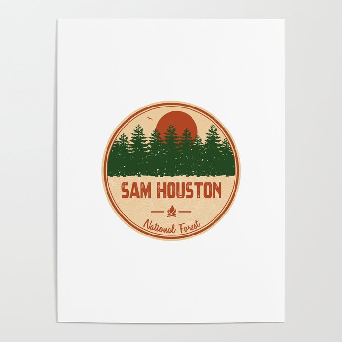 Sam Houston National Forest Poster