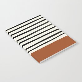 Burnt Orange x Stripes Notebook