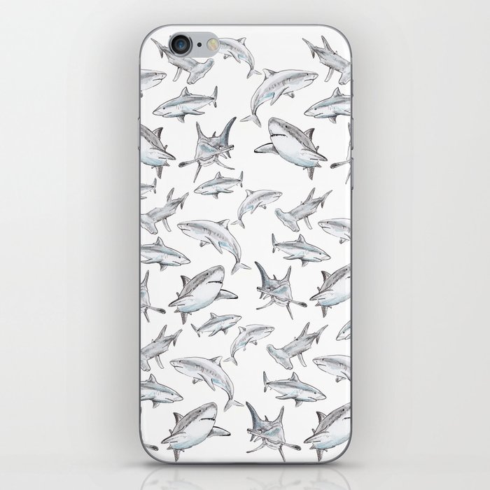 Shark-Filled Waters iPhone Skin
