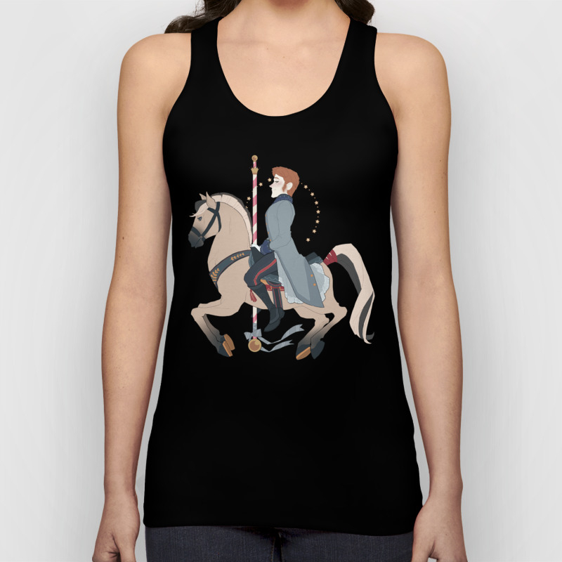 Carousel I Love Crazy Unisex Tank Top By Lettiebug Society6