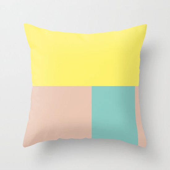 Pastel collection I Throw Pillow