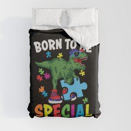 Born To Be Special Autism Awareness Duvet Cover
