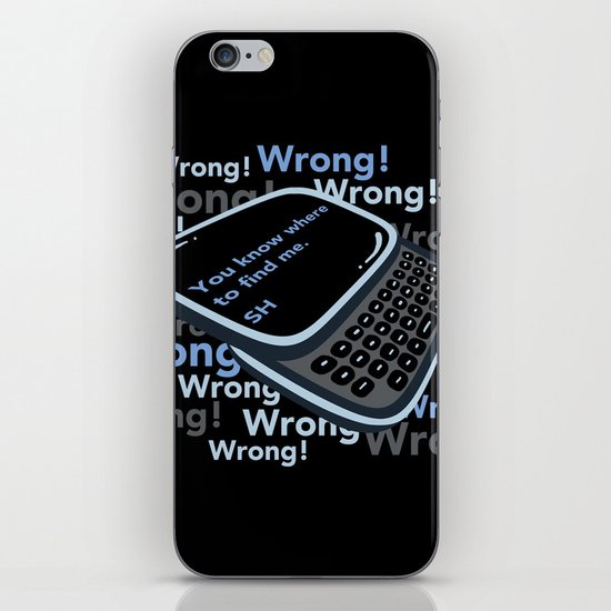 Texting Sherlock iPhone & iPod Skin