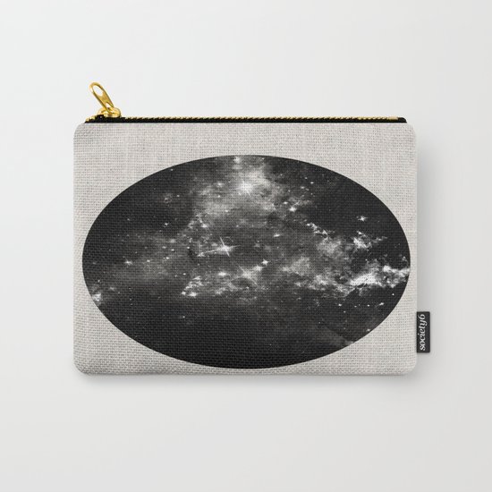 God's Window - Black And White Space Painting Carry-All Pouch