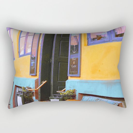Danish Bar in Autumn Rectangular Pillow
