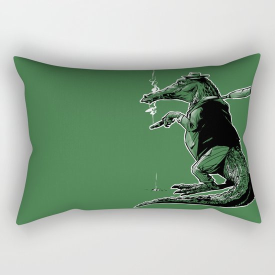Go get some green, Green! Rectangular Pillow