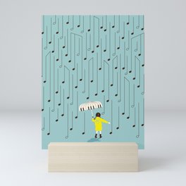 Singing in the Rain v2 Mini Art Print