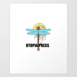 Utopia Press Logo 4 Art Print
