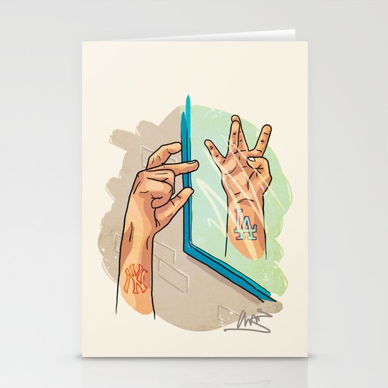 from NY to LA Stationery Cards
