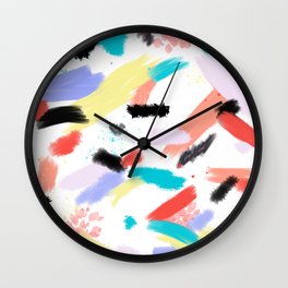Throwback Splash Paint Wall Clock