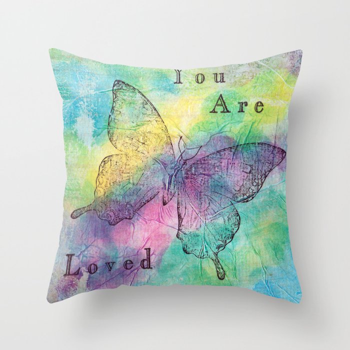 You Are Loved Throw Pillow