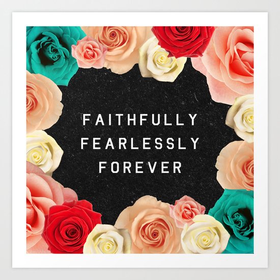 FOREVER Art Print