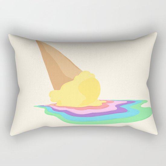 Melted Rectangular Pillow