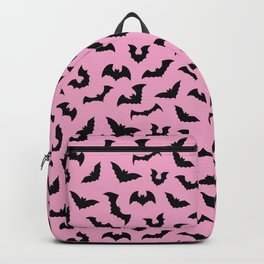 Pastel goth pink bats spooky Backpack