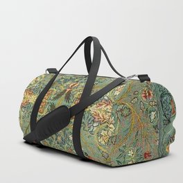 William Morris Antique Acanthus Floral Duffle Bag