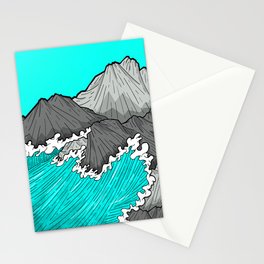 The Rocks And The Sea Stationery Cards