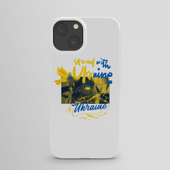 Stand With Ukraine Girl iPhone Case