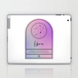Libra Zodiac | Iridescent Arches Laptop Skin