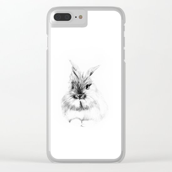 Little rabbit Clear iPhone Case