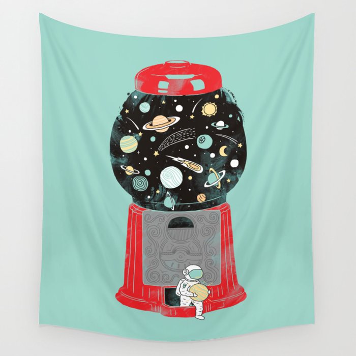 My childhood universe Wall Tapestry