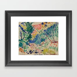 Landscape at Collioure by Henri Matisse Framed Art Print