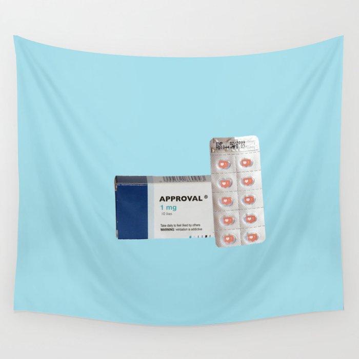 instant likes Wall Tapestry