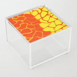 Orange and Yellow Gradient Art Acrylic Box