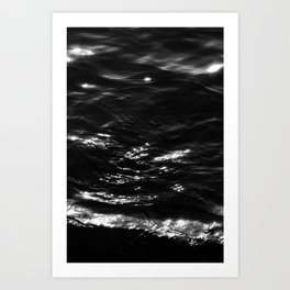 Ocean | Landscape Photography | Shiny Water | Minimalist | Moody Art Print