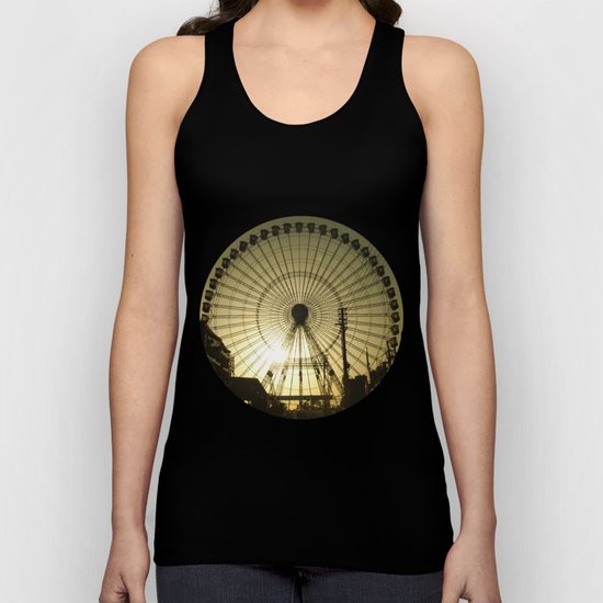 Big wheel & sun Unisex Tank Top