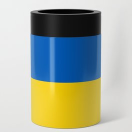 Blue and Yellow Flag Horizontal Can Cooler