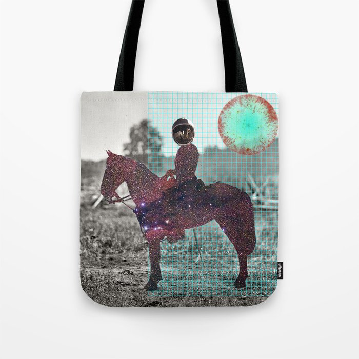 Space Lord Collage Tote Bag