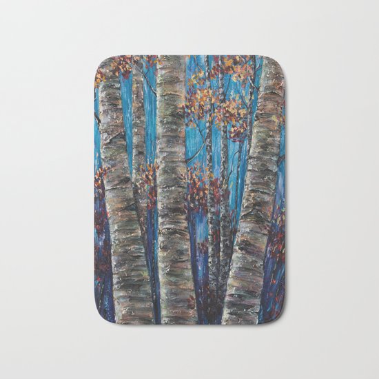Aspen Forest In The Rocky Mountain Bath Mat