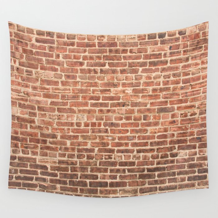 Brick Wall with Dark Gradient at Bottom Wall Tapestry