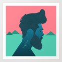 Mountain Man Art Print by exquisitegraphics | Society6