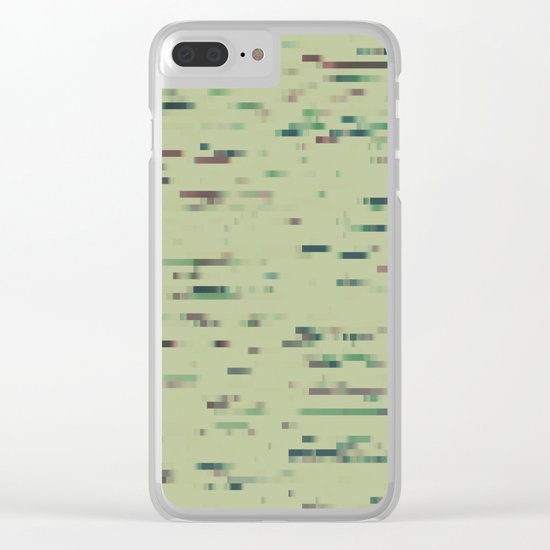 Pixelmania XI (color version) Clear iPhone Case