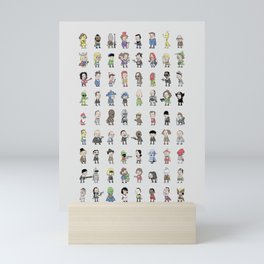 Seventy-Two Fan Arts Mini Art Print
