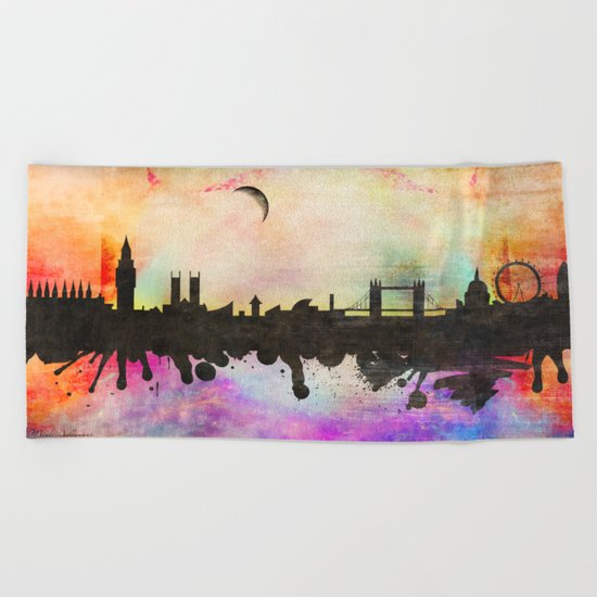 london Beach Towel
