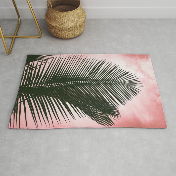 Palms on Pink Rug