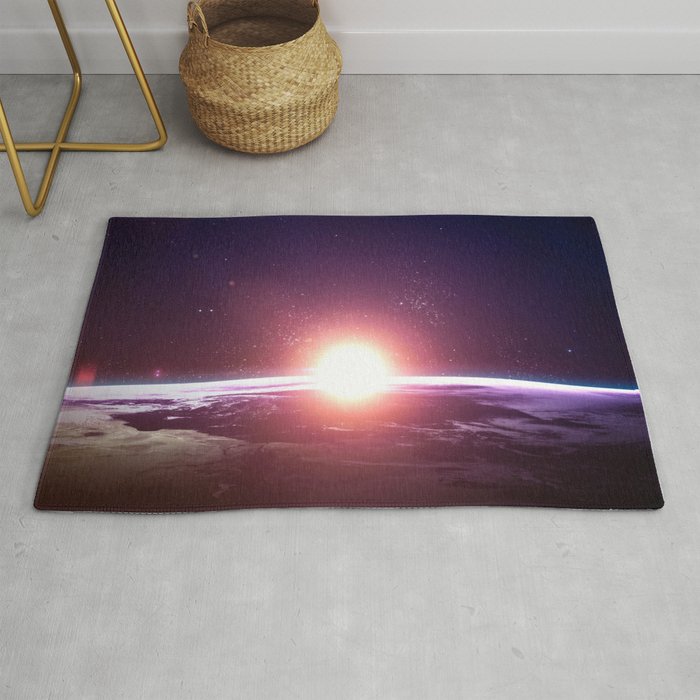 Earth from Space Rug